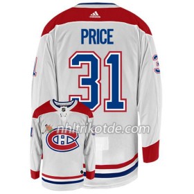 Montreal Canadiens Trikot CAREY PRICE 31 Adidas Weiß Authentic - Herren